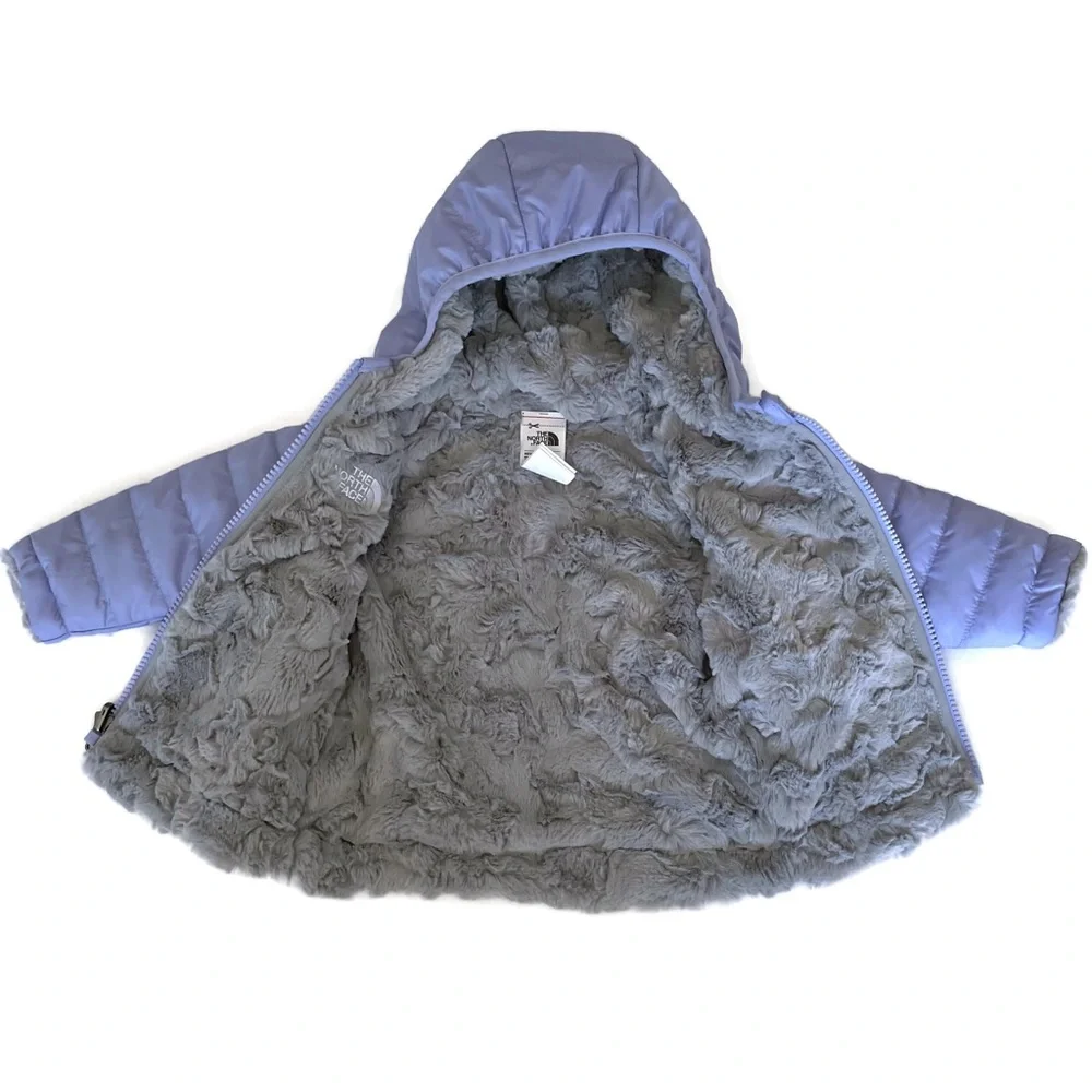 Infant North Face Reversible Mossbud Swirl Jacket - Picture 5 of 8